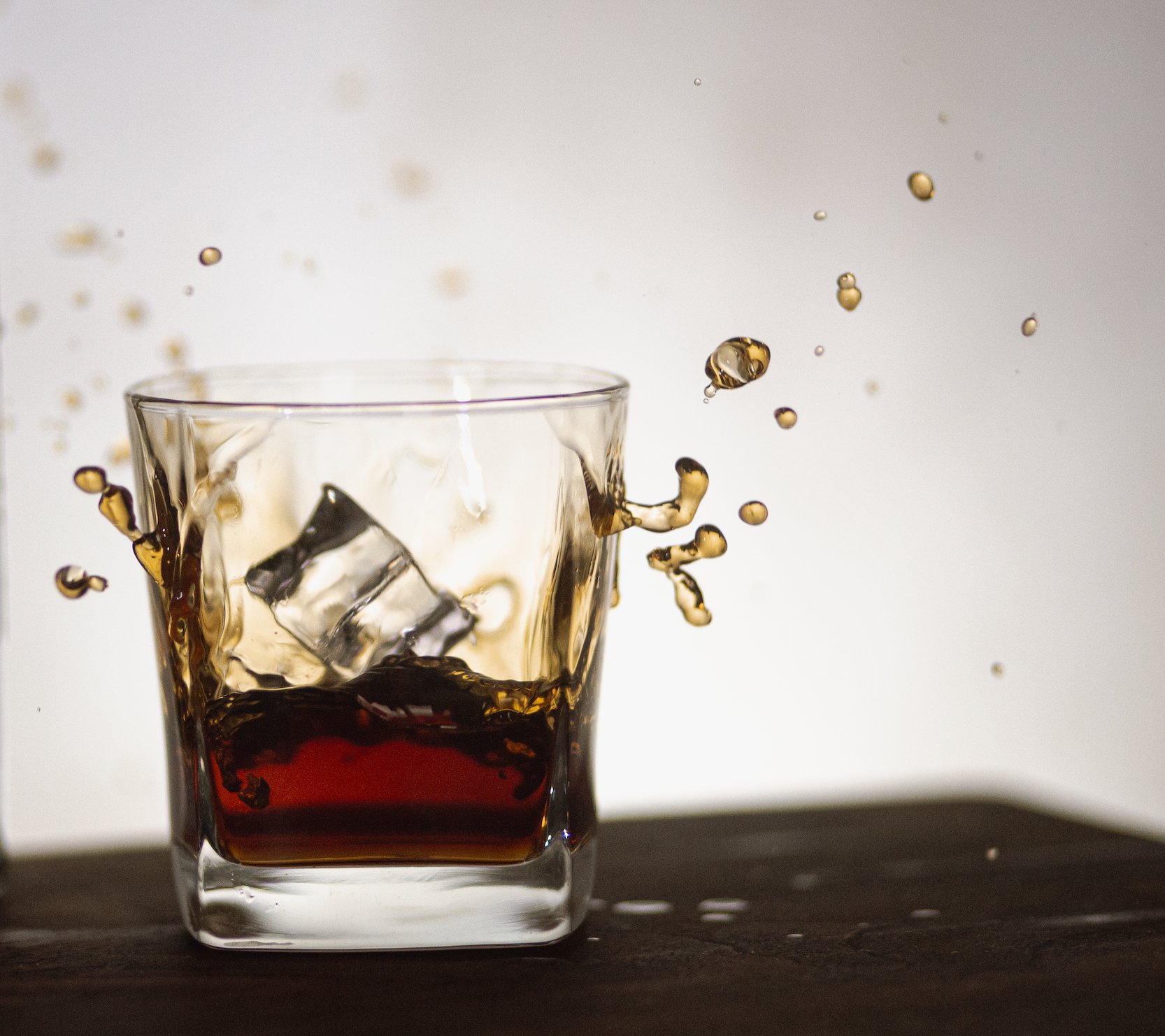 Whiskey splash